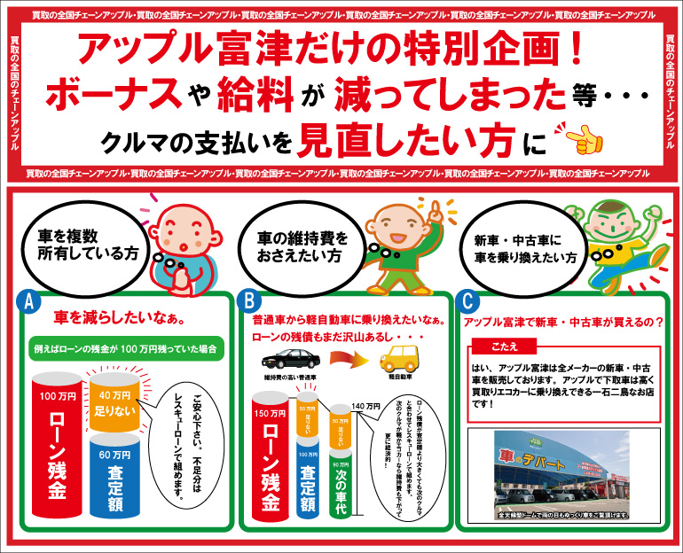 アップル富津だけの特別企画