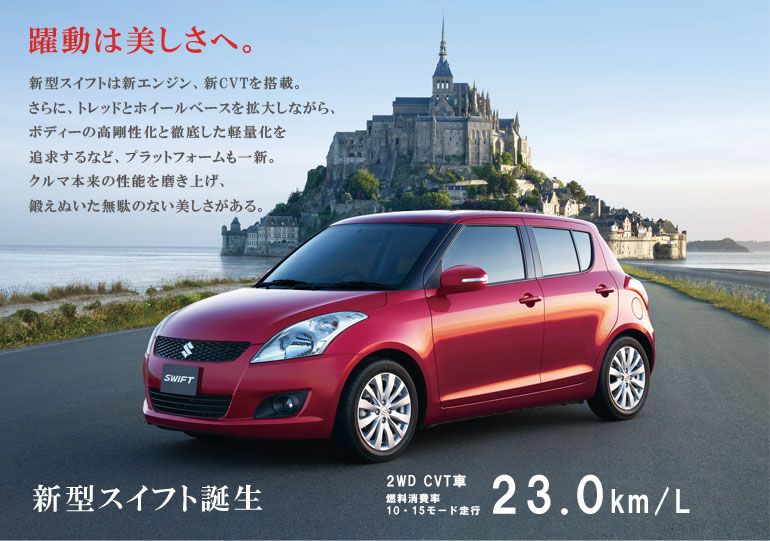 新型スイフト誕生