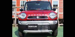 スズキアリーナ富津 オリジナル パーツ販売「HUSTLERエンブレム」