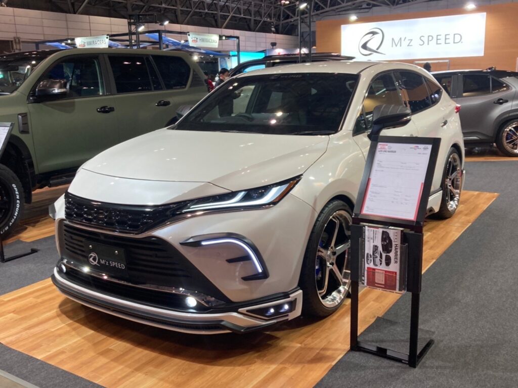 エムズスピード、オートサロン、MzSPEED、幕張メッセ、ハリアー、ハリアーZ、新車コンプリート