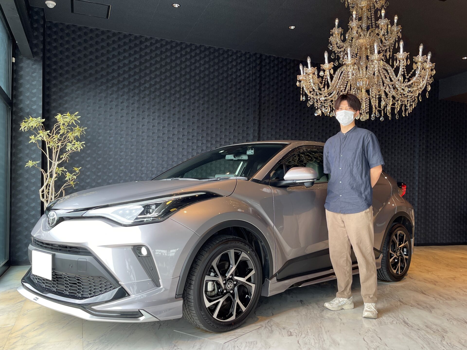 C-HR、エアロ、モデリスタ、エムズスピード、エムズスピード仙台、ご紹介、友人、成約