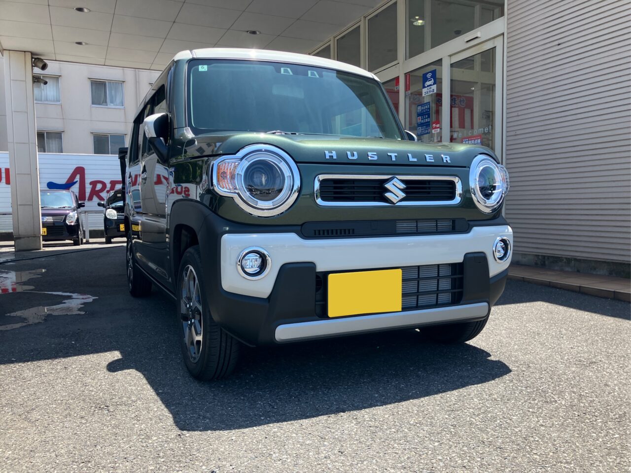 鋸南町にお住まいのN様にハスラーをご納車いたしました。
