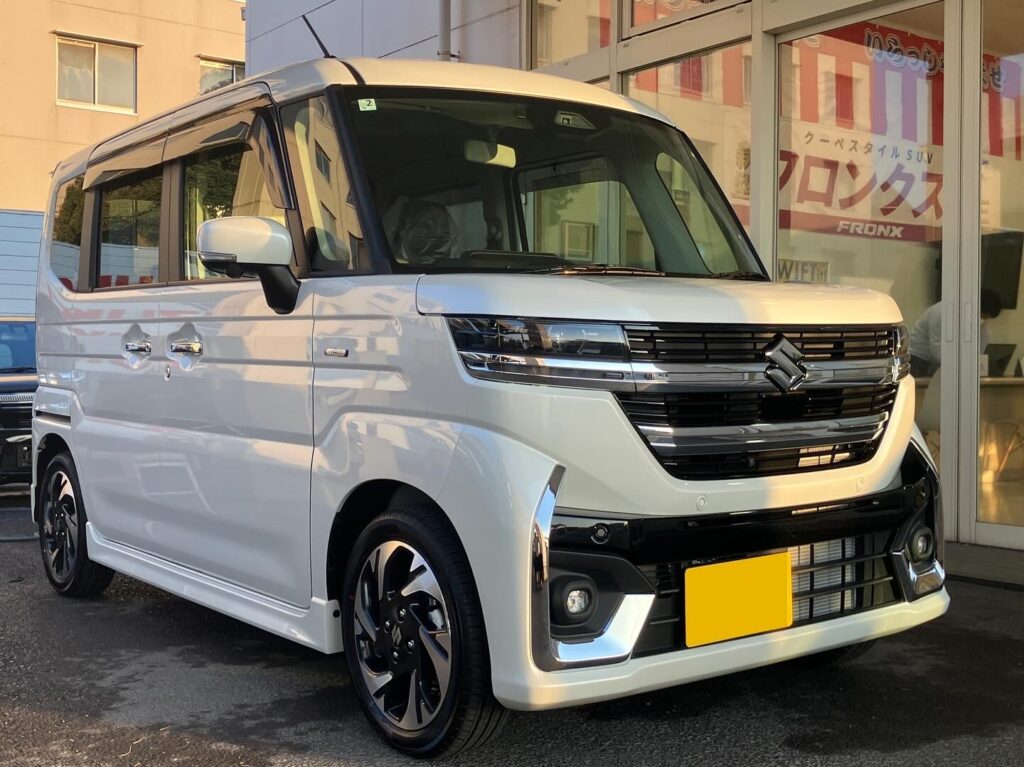 富津市にお住まいのH様にスペーシアカスタムをご納車いたしました。